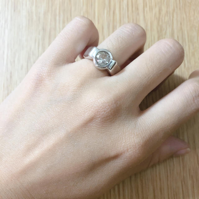 silver925・クリアクオーツring