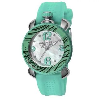 ガガミラノ(GaGa MILANO)のガガミラノ 腕時計 レディース LADY SPORTS 40MM ホワイトパール(腕時計)