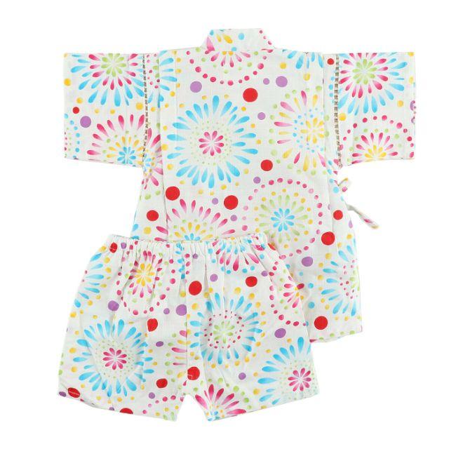 【80cm】甚平 女の子 花火柄 スーツ キッズ ベビー 女児\新品未使用/ 【80cm】甚平 女の子 花火柄 スーツ キッズ ベビー 女児\新品未使用/