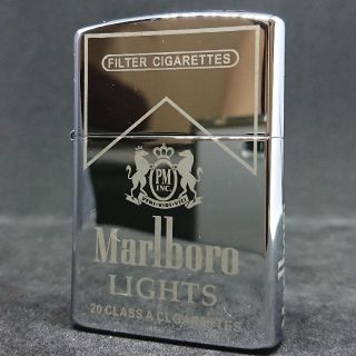 ZORRO マルボロ Marlboro シルバー Zippoサイズ(タバコグッズ)