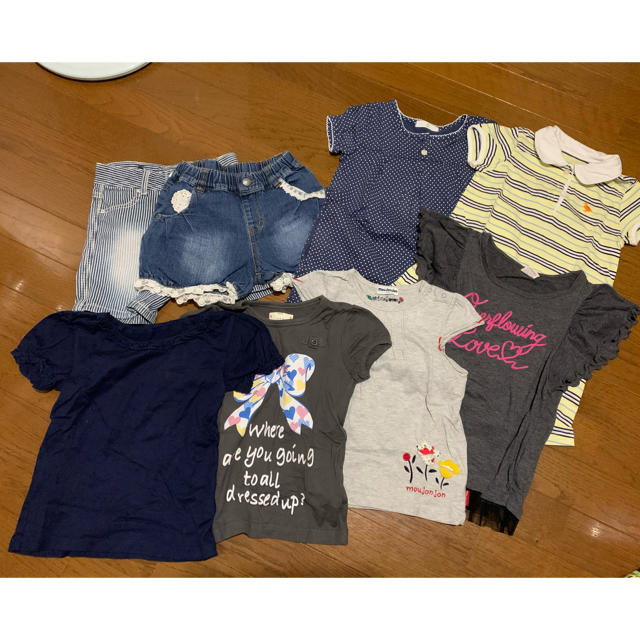 Seraph(セラフ)の女の子まとめ売り☆サイズ110cm☆Tシャツ.ワンピース.パンツ キッズ/ベビー/マタニティのキッズ服女の子用(90cm~)(Tシャツ/カットソー)の商品写真