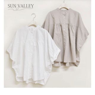 サンバレー(SUNVALLEY)の今期美品⭐︎SUN VALLEY コットンシャツ(シャツ/ブラウス(半袖/袖なし))