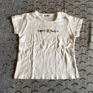 ファミリア(familiar)のファミリア familiar 白Tシャツ 90 男女兼用(Tシャツ/カットソー)