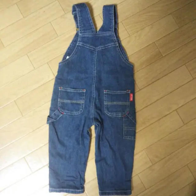 デニム サロペット オーバーオール 80 キッズ/ベビー/マタニティのベビー服(~85cm)(パンツ)の商品写真