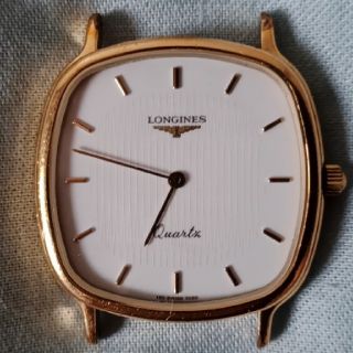 ロンジン(LONGINES)の0103 LONGINES ロンジン 2針 クオーツ 腕時計 動作品 スイス製(腕時計(アナログ))