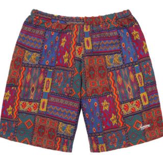 シュプリーム(Supreme)のM supreme Patchwork Knit Short(ショートパンツ)