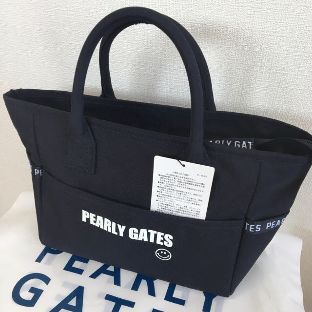 新品 PEARLY GATES 定番カートバック 男女兼用 パーリーゲイツ 紺