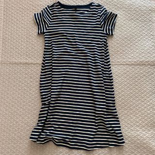 ユニクロ(UNIQLO)のボーダー　ワンピース(ひざ丈ワンピース)