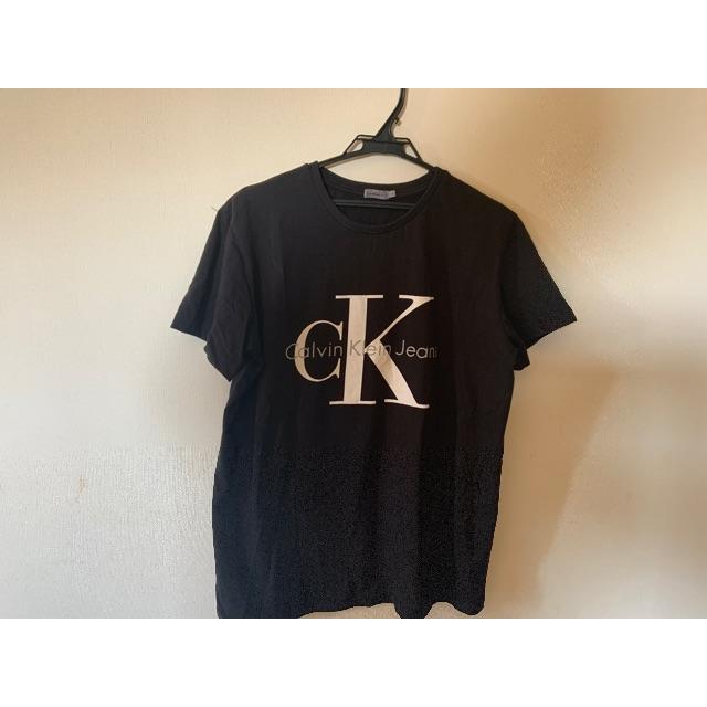 Calvin Klein(カルバンクライン)のCalvin Klein ロゴ　Tシャツ　ブラック美品最終値下げ レディースのトップス(Tシャツ(半袖/袖なし))の商品写真