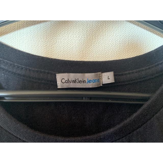 Calvin Klein(カルバンクライン)のCalvin Klein ロゴ　Tシャツ　ブラック美品最終値下げ レディースのトップス(Tシャツ(半袖/袖なし))の商品写真