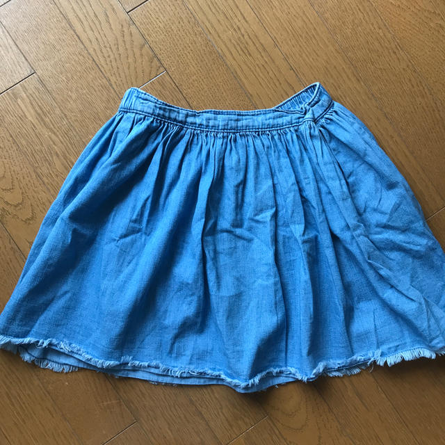 ZARA(ザラ)のZARA デニムスカート　140 キッズ/ベビー/マタニティのキッズ服女の子用(90cm~)(スカート)の商品写真