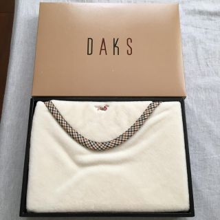 ダックス(DAKS)のダックス　コットンひざ掛け(毛布)