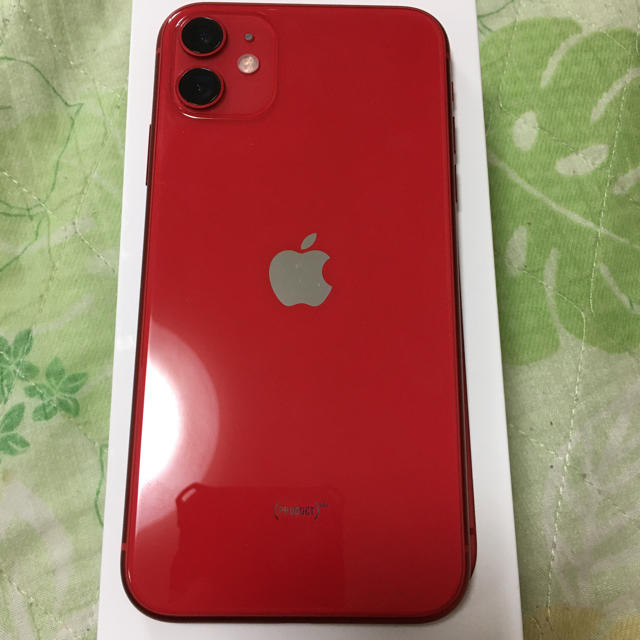 iPhone(アイフォーン)のSIMフリーiPhone11 64GB product red  スマホ/家電/カメラのスマートフォン/携帯電話(スマートフォン本体)の商品写真