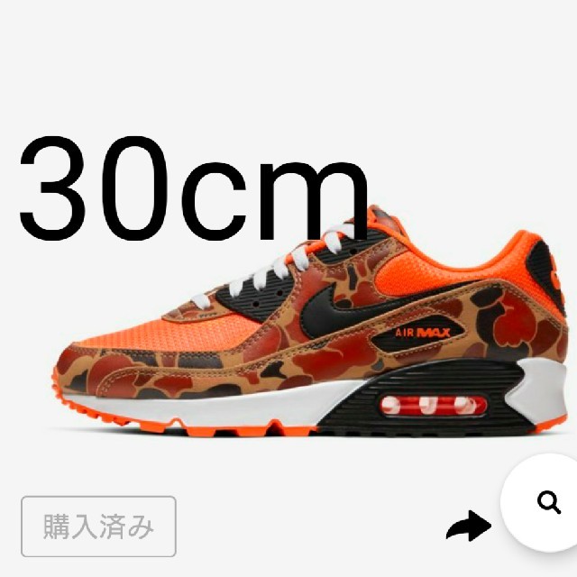 NIKE  エアマックス90  ダックカモ  30cm