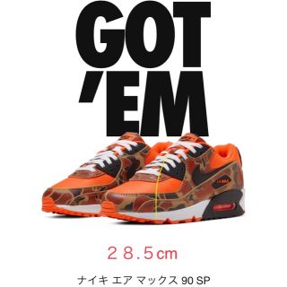 ナイキ(NIKE)のair max 90 orange duck camo 28.5cm (スニーカー)