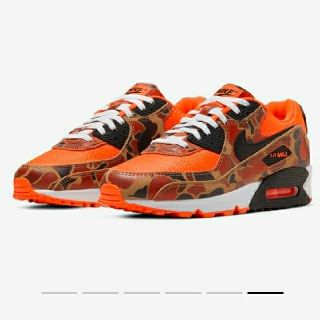 ナイキ(NIKE)のNIKE AIR MAX 90 DUCK CAMO 28 ORANGE(スニーカー)