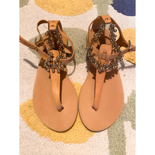 TOMORROWLAND(トゥモローランド)の新品　革サンダル　ancient greek sandals レディースの靴/シューズ(サンダル)の商品写真