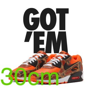 ナイキ(NIKE)のNike Air Max 90 Orange Duck Camo 30cm(スニーカー)