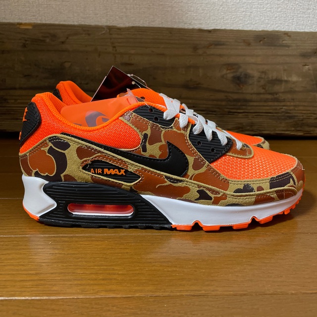 NIKE(ナイキ)の【US8】nike air max 90 orange duck camo メンズの靴/シューズ(スニーカー)の商品写真