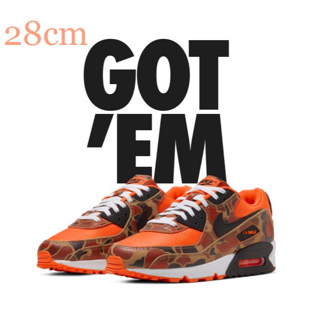 NIKE Air Max 90 orange duck camo ダック カモ