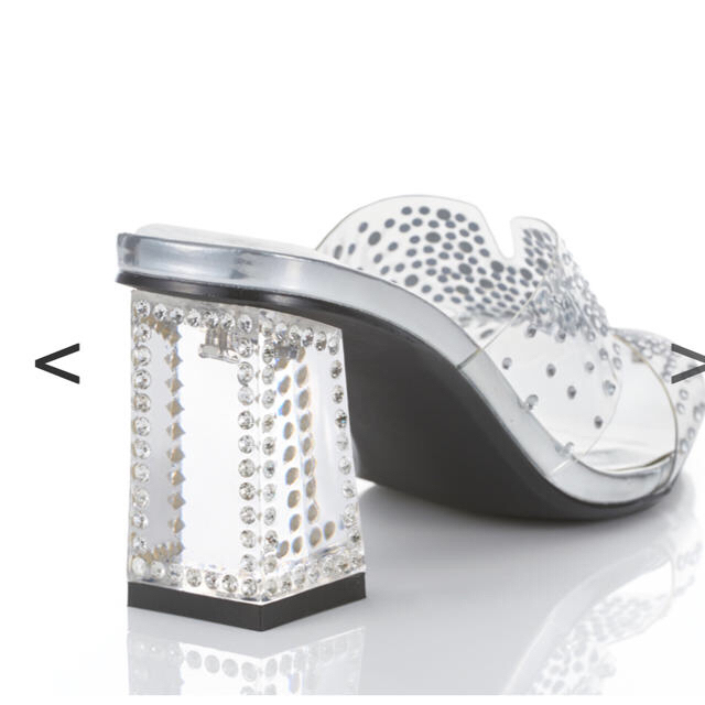 Yellow DIAMONDS CRYSTAL MIDDLE HEELS