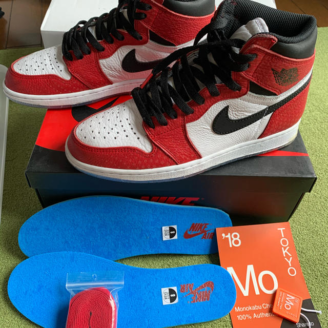 NIKE - NIKE AIR JORDAN1 Origin Story スパイダーマンの通販 by SSS ...