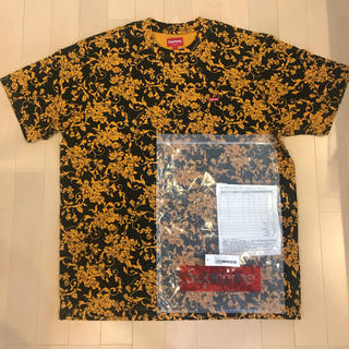 シュプリーム(Supreme)のsupreme  small box logo floral Tシャツ　花柄L(Tシャツ/カットソー(半袖/袖なし))