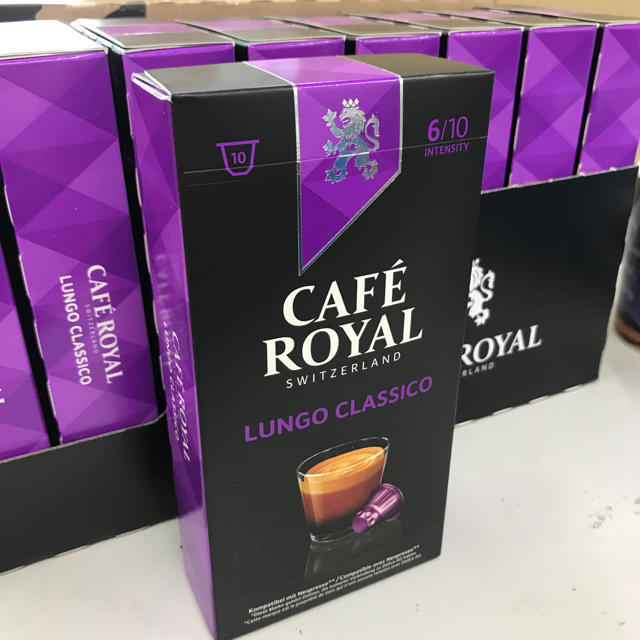 CAFÉ ROYAL ネスプレッソ用互換カプセル ルンゴクラシコ9箱