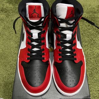 ナイキ(NIKE)のAIR JORDAN 1 MID "Chicago Black Toe" 27(スニーカー)