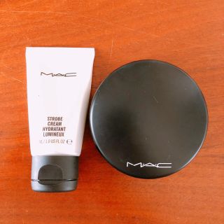 マック(MAC)のMACストロボクリームとミネラライズスキンフィニッシュのセット(フェイスパウダー)