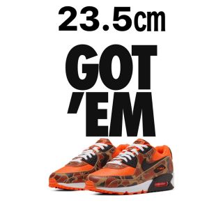 ナイキ(NIKE)のAIR MAX 90 Orange camo 23.5cm(スニーカー)