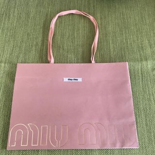 紙袋 MIUMIU(ショップ袋)