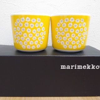 マリメッコ(marimekko)の新品未使用　プケッティ　ラテマグ　マリメッコ(グラス/カップ)