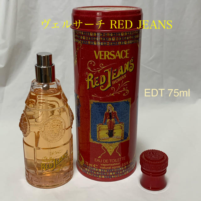 VERSACE(ヴェルサーチ)のVERSACE ヴェルサーチ レッド ジーンズ EDT 75ml 香水 コスメ/美容の香水(ユニセックス)の商品写真