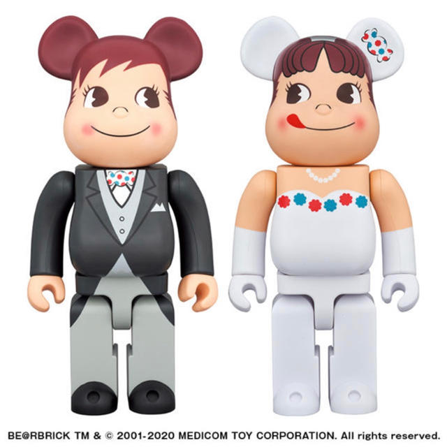 BE@RBRICK ベアブリック ウェディング ペコちゃん ポコちゃん 2体