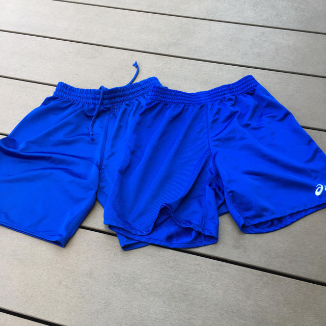 asics(アシックス)のキッズ　サッカー用ハーフパンツ キッズ/ベビー/マタニティのキッズ服男の子用(90cm~)(パンツ/スパッツ)の商品写真