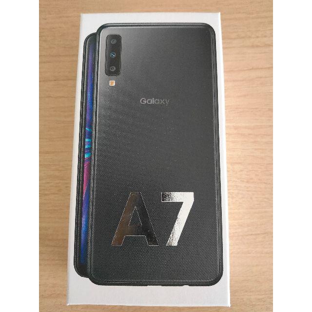 スマートフォン/携帯電話【新品未開封】Galaxy A7 ブラック SIMフリー(2)