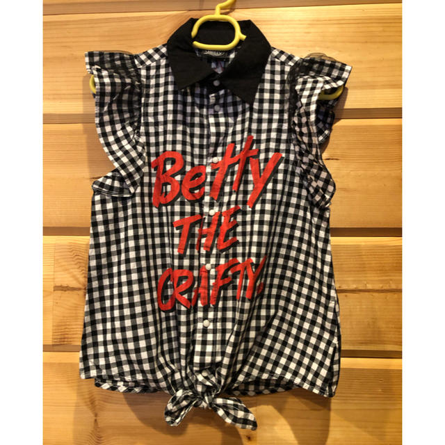 BLOC(ブロック)のbloc 140 半袖　チェック キッズ/ベビー/マタニティのキッズ服女の子用(90cm~)(Tシャツ/カットソー)の商品写真