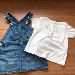 ベビーギャップ(babyGAP)のおすすめ！　baby gap ジャンパースカート&tシャツ(スカート)