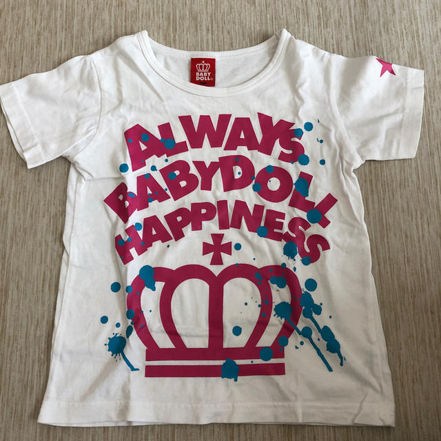 BABYDOLL(ベビードール)のBABYDOLL Tシャツ キッズ/ベビー/マタニティのキッズ服女の子用(90cm~)(Tシャツ/カットソー)の商品写真