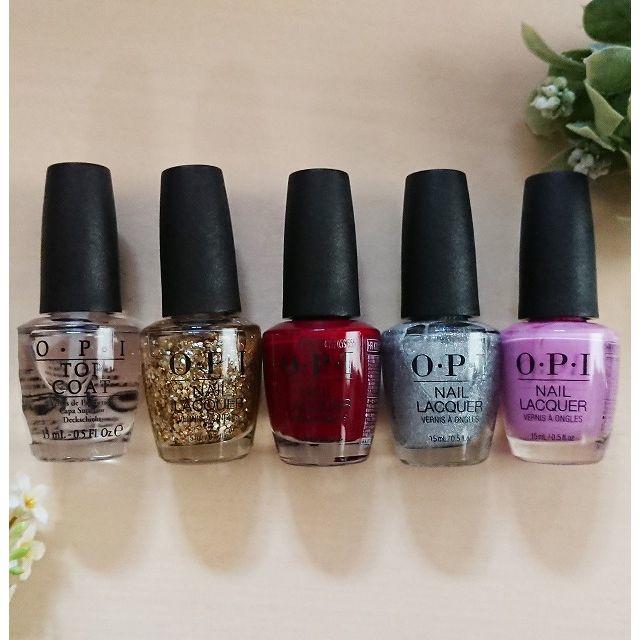 OPI(オーピーアイ)の5本　OPI　マニキュア コスメ/美容のネイル(マニキュア)の商品写真