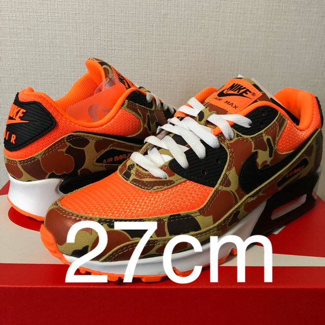 NIKE AIR MAX 90 DUCK CAMO TOTAL ORANGE