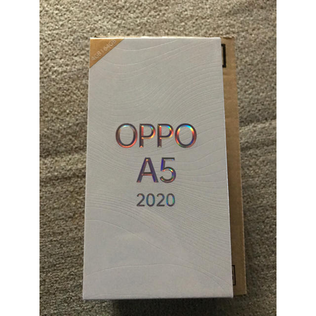 OPPO A5 2020  simフリー　ブルーiPhone