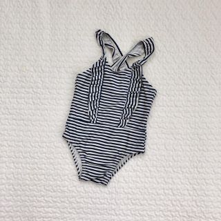 ベビーギャップ(babyGAP)のbabygap ボーダー柄 フリル 水着 100cm(水着)