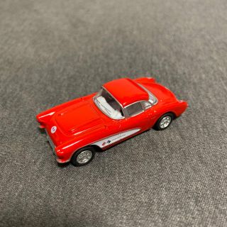 シボレー(Chevrolet)の1957 シボレー コルベット ミニカー レッド 1/64サイズ(ミニカー)