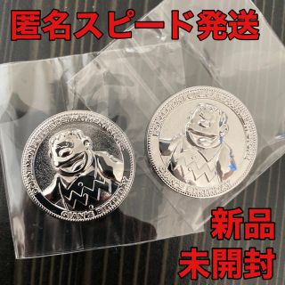 新品未開封★ドラえもん 未来デパート コイン お台場限定 ジャイアン★2枚セット(キャラクターグッズ)