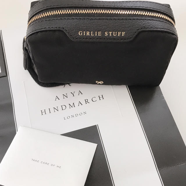 アニヤ ハインドマーチ ANYA HINDMARCH コスメポーチ EYES GIRLIE STUFF 化粧ポーチ タッセル  2023年春夏新作 177702