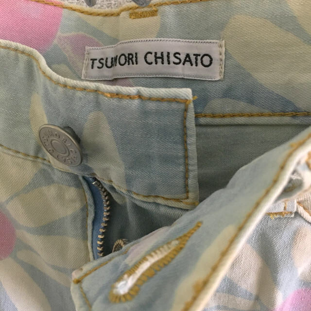 TSUMORI CHISATO(ツモリチサト)の【ツモリチサト】マーガレットデニム（タグ付き、ブルー） レディースのパンツ(ショートパンツ)の商品写真