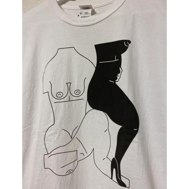 SeaRoomlynn(シールームリン)の完売品 Juemi MACCIU コラボ Tシャツ 白 レディースのトップス(Tシャツ(半袖/袖なし))の商品写真