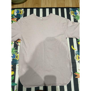 ジーユー(GU)のGU ダスティーピンク　オーバーサイズ　Tシャツ(Tシャツ(半袖/袖なし))